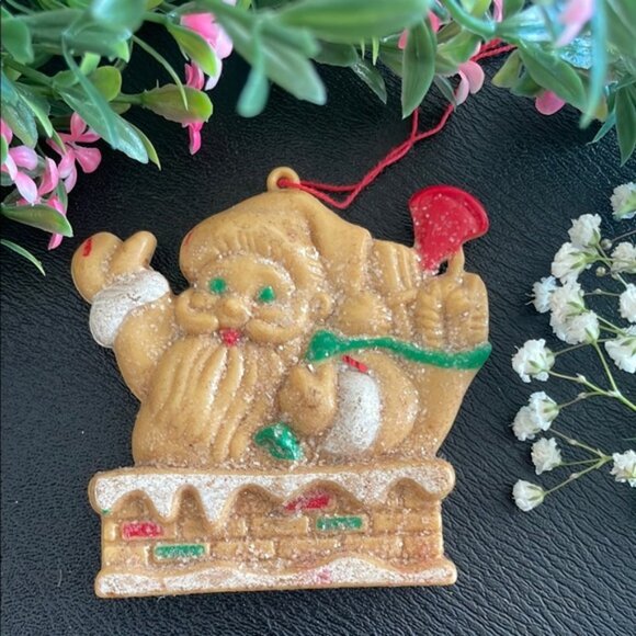 Other - Vintage Santa Claus Holiday Ornament - Poly Resin